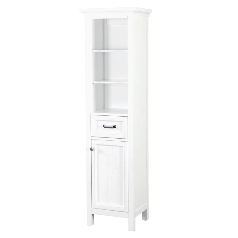 19 x 70 Poplar Wood Free Standing Bathroom Linen