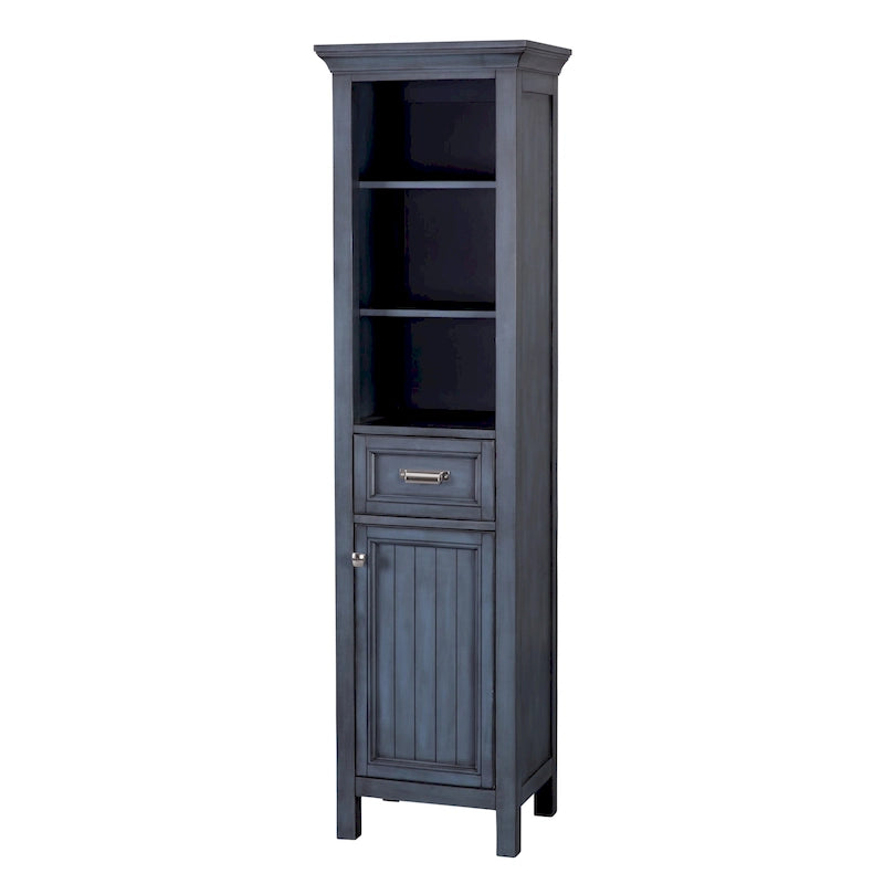 19 x 70 Poplar Wood Free Standing Bathroom Linen