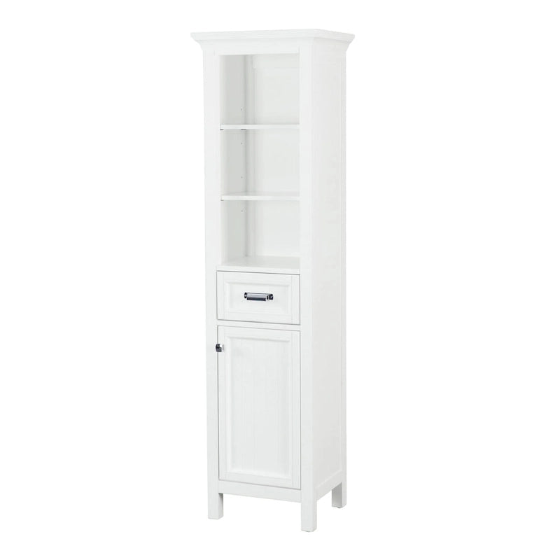 19 x 70 Poplar Wood Free Standing Bathroom Linen
