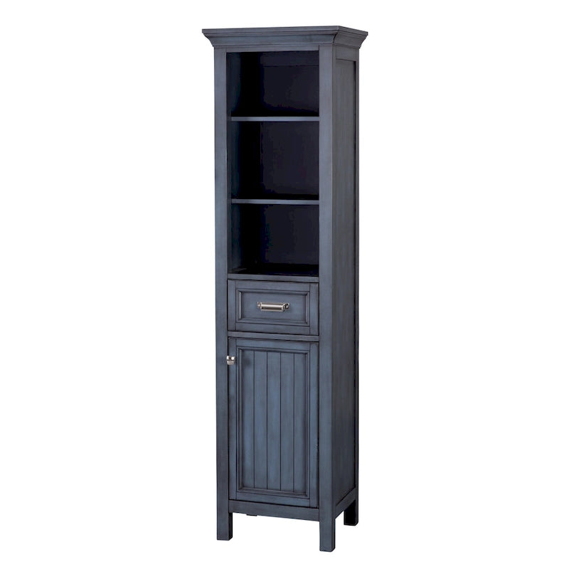 19 x 70 Poplar Wood Free Standing Bathroom Linen