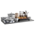 Moasis Wall-Mounted Stainless Steel Kitchen Storage Rack -48 x 12 Inches