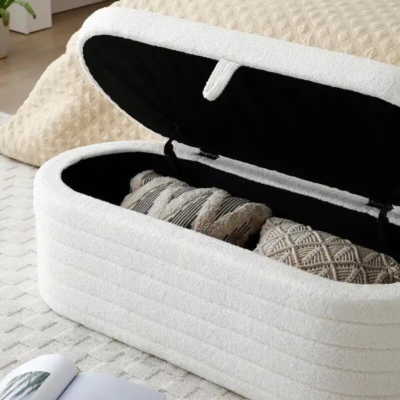 45.67W Bed Bench with Storage