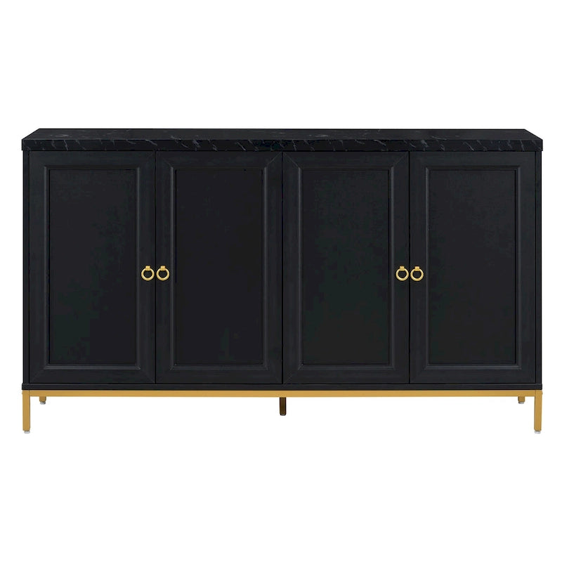 59 Sideboard Buffet Cabinet with Adjustable Shelf