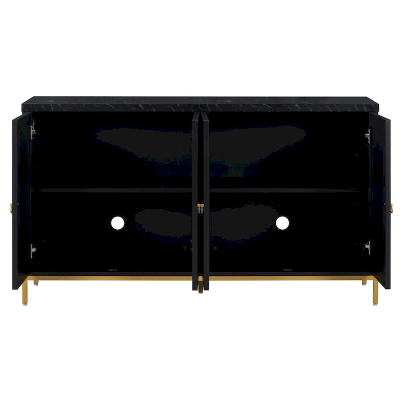 59 Sideboard Buffet Cabinet with Adjustable Shelf