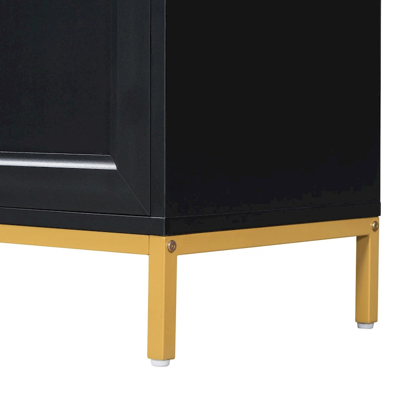 59 Sideboard Buffet Cabinet with Adjustable Shelf
