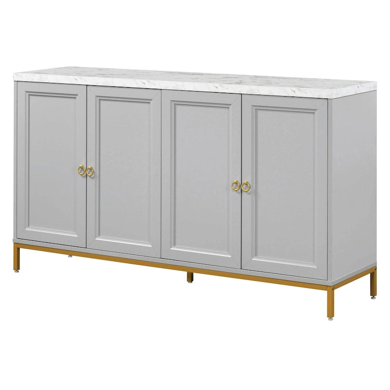 59 Sideboard Buffet Cabinet with Adjustable Shelf