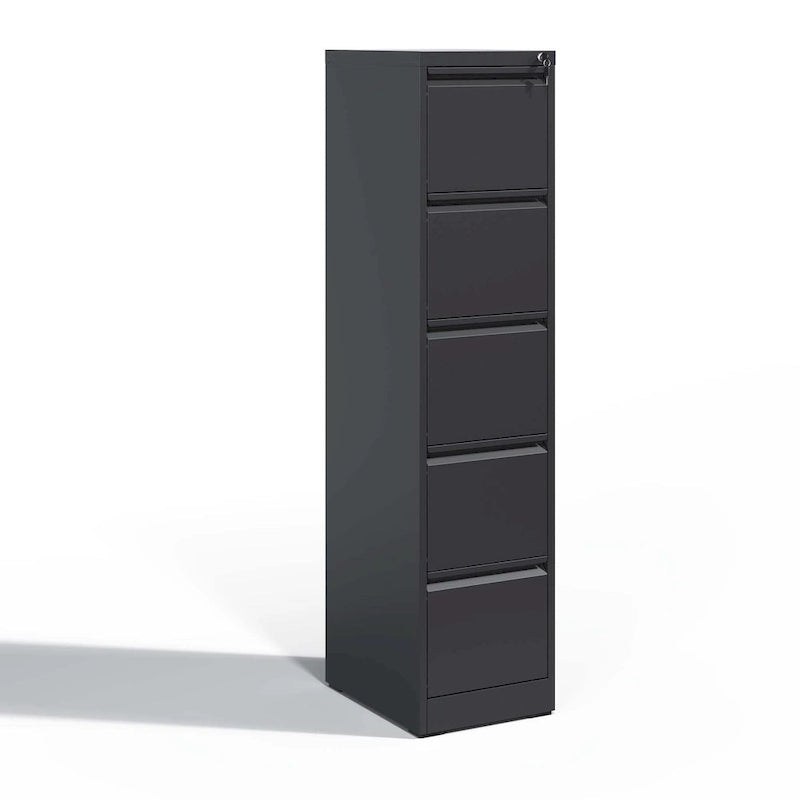 5-Drawers 14.96 W Metal Vertical File Cabinet