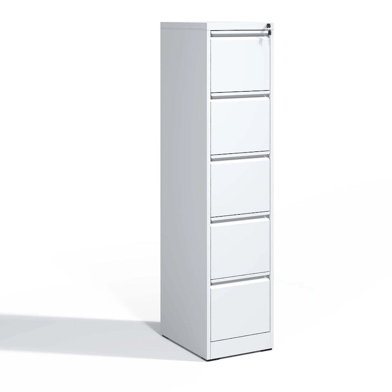 5-Drawers 14.96 W Metal Vertical File Cabinet