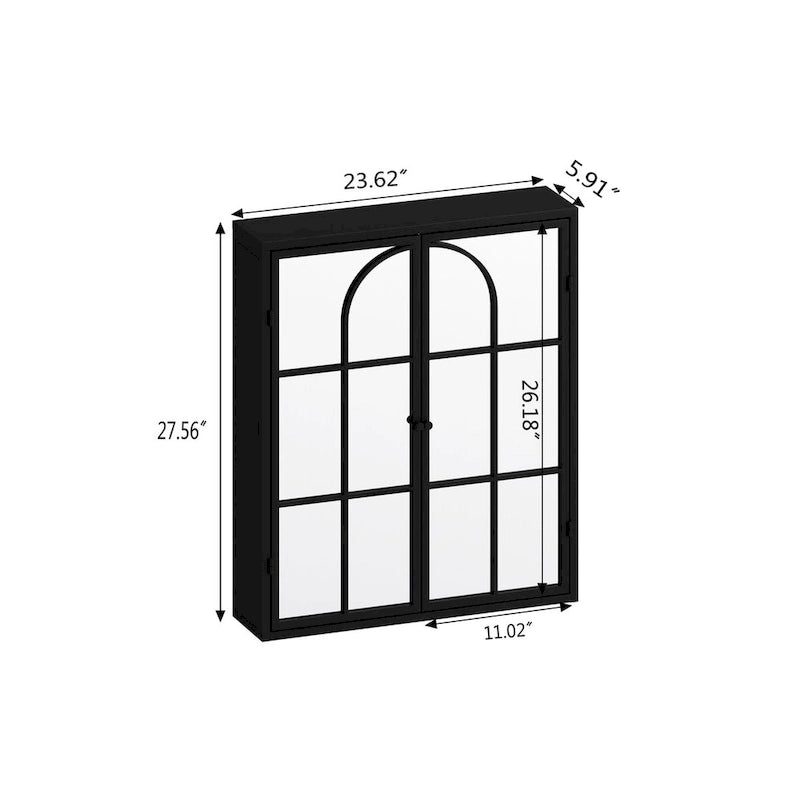 23.62 Vintage Two Door Wall Cabinet