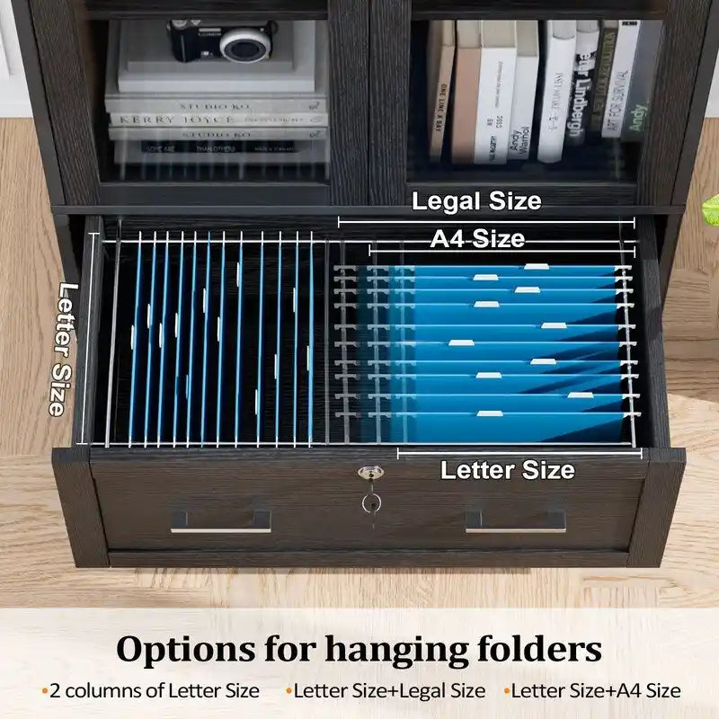 File Cabinet with Adjustable Shelves with Lock