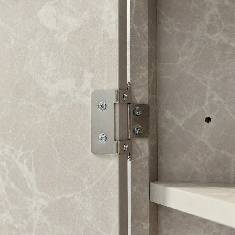 Triangle Bathroom Storage Cabinet with Adjustable Shelves