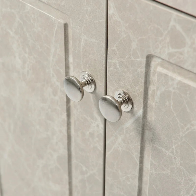 Triangle Bathroom Storage Cabinet with Adjustable Shelves