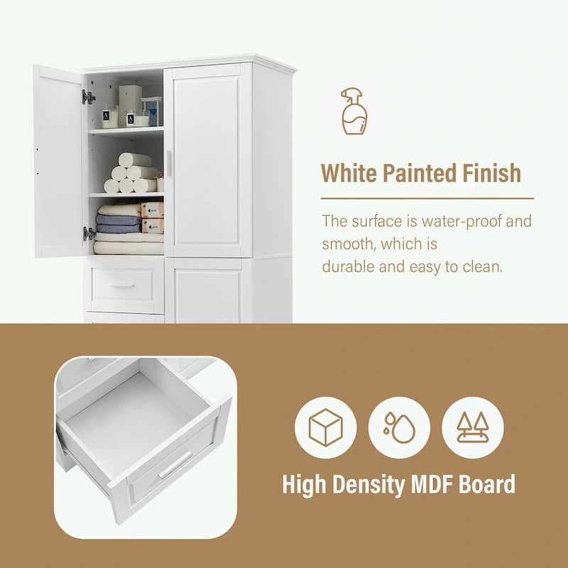 Bathroom Storage Cabinet with Doors