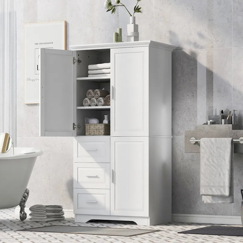 Bathroom Storage Cabinet with Doors