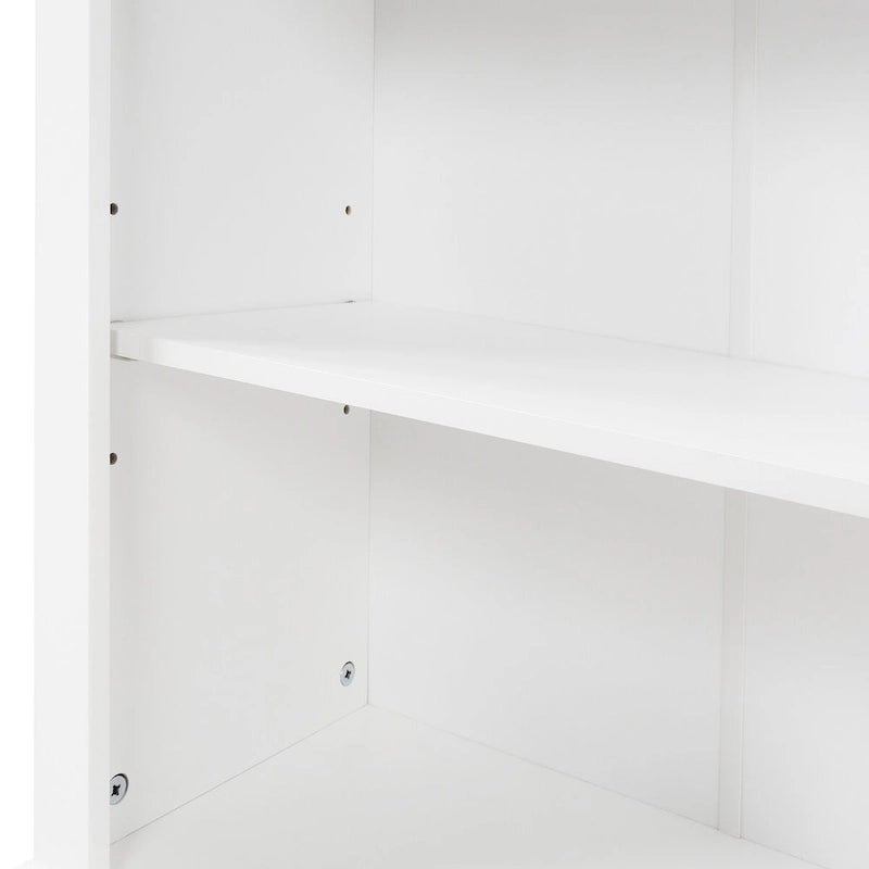 Bathroom Freestanding Storage Cabinet with Drawer and Adjustable Shelf